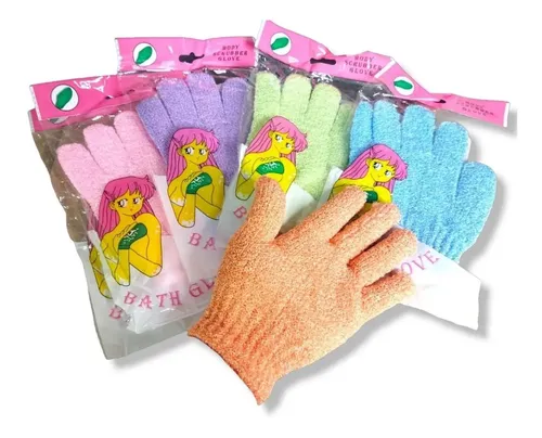 Guantes Exfoliante Para Spa Corporal/facial X 5 Surtidos