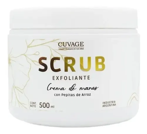 Crema Exfoliante Scrub Pote 500ml Manos O Pies Cuvage