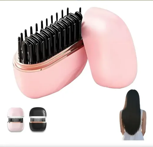 Plancha Alisadora Portátil Inalámbrica 2 En 1 Rosa