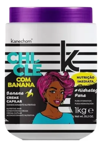 Mascara Capilar Nutrición Chicle Con Banana Kanechom X 1kg
