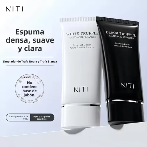 Limpiador Facial De Aminoácidos Dual Blanco Y Negro 100g