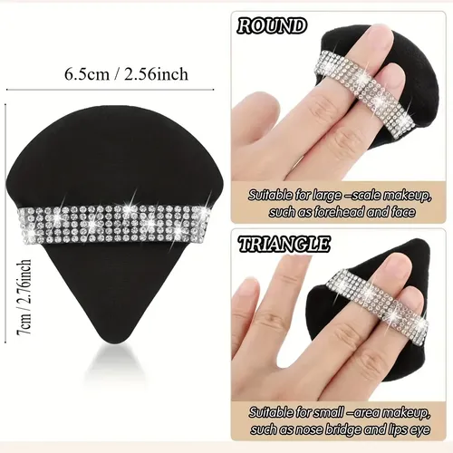 10 Piezas De Polvo De Diamante Triangular, Para Uso Húmedo