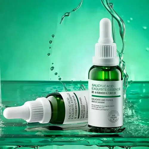 Sérum Facial Con Ácido Salicílico, Reduce Los Poros Y Contro