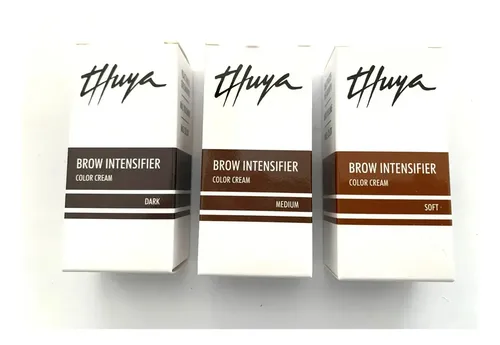 Mascara De Cejas Thuya Brow Intensifier Color Cream Color Dark