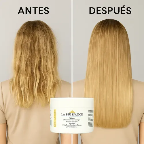Máscara Capilar Keratina Hidrolizada X250g La Puissance Cabellos Dañados – Nutricion Brillo Suavidad Hidratacion – Uso Profesional Ideal Estetica Salon