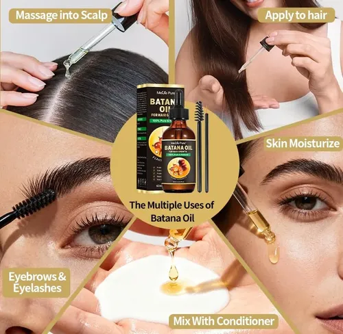 Set Aceite Batana Cuidado Capilar Mascarilla 4 Unidades