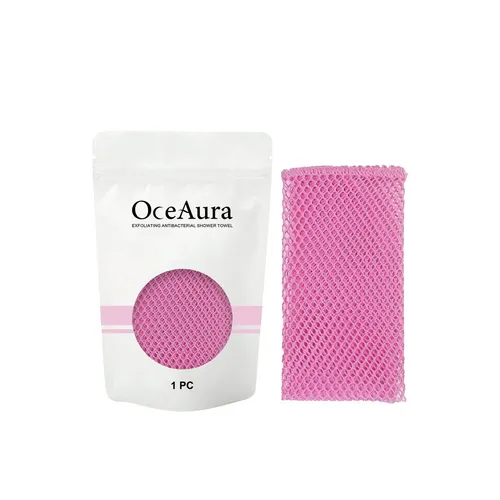 Toalla De Baño Exfoliante Oceaura, Toalla De Fibra De Carbon