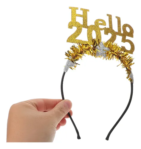 2pcs Diadema De Año Nuevo Para Mujeres Fiesta 2025