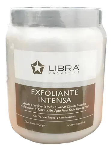 Crema Exfoliante Corporal Con Carozo De Durazno Libra Kilo