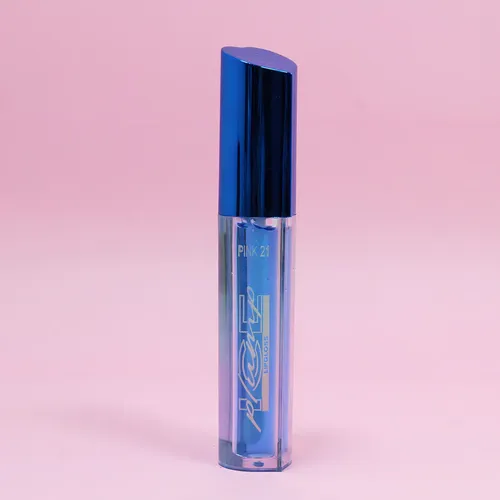 Lip Gloss Pink21 Voluminizador Hidratante Color Cristal 6ml