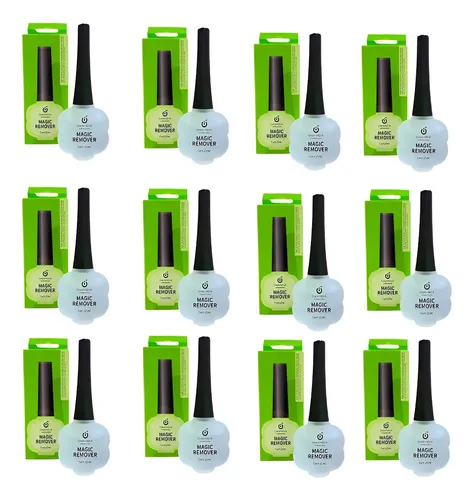 Gel Removedor Mágico Uña Semipermanente Cherimoya 15ml X12un