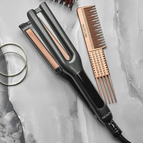 Planchita de pelo cuatro placas de cerámica 235° Revlon (RVST2204LA2AV1)