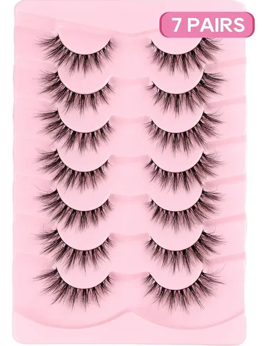Pestañas Postizas Jiocolor D305 Cat Eye 7 Pares