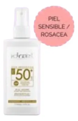 Protector Solar 50+ Idraet Spray Resiste Al Agua Invisible