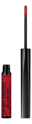 Labial Rimmel London Art Graphic Tono 610 Hot Spot