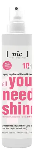 Nic All You Need Is Shine Acondicionador 10 En 1 Brillo Pelo