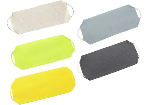 Ad 5pc Toalla De Baño Exfoliante Con Asas