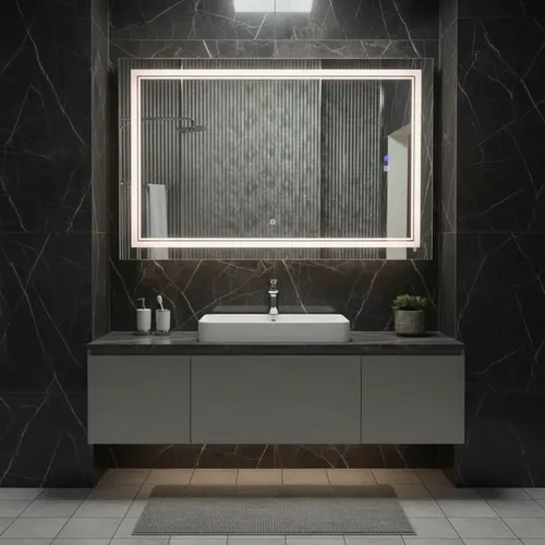 Espejo Led Le Tapis 120x80cm Con Desempañante Y Termometro