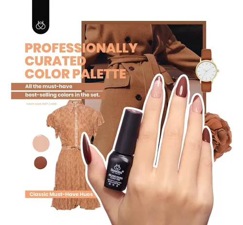 Set De Esmalte De Gel Beetles Colorful Muse 44 Piezas