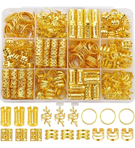 Anillos, Pinzas Y Accesorios De Oro Galvanizado, 180 Piezas