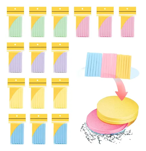 //* 180pcs Esponja Facial Comprimida For Limpieza Y ..