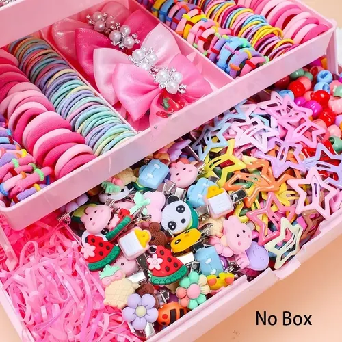 Set Accesorios Para El Pelo Infantil X546 Piezas 546 Hair Accessories (excluding Box)
