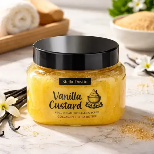 Exfoliante integral Stella Dustin 500 g | Crema de vainilla