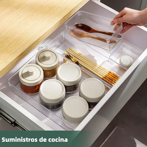 Organizador De Cajones Joyas Maquillaje 16 Pzas De Plástico