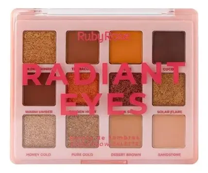 Paleta De Sombras Rubyrose Radiant