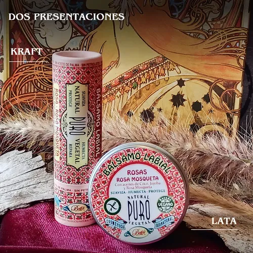 Protector Labial Humectante Con Rosa Mosqueta Natural Boti-k
