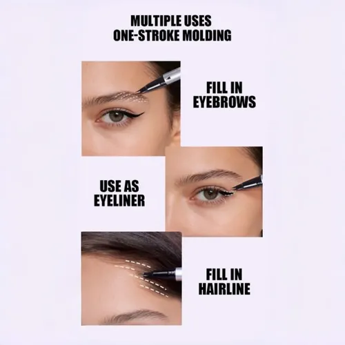 Lápiz Delineador De Cejas Con Gel Impermeable