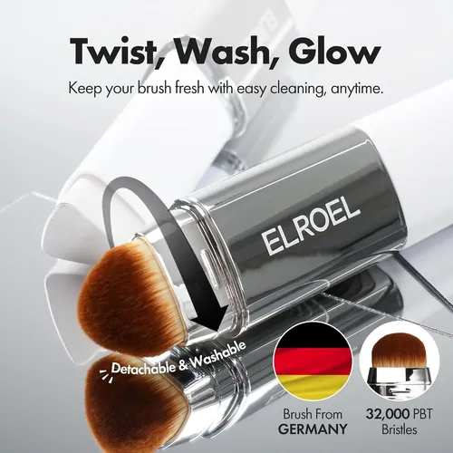 Elroel Base Blanc Cover Cream Stick Con Brocha Integrada