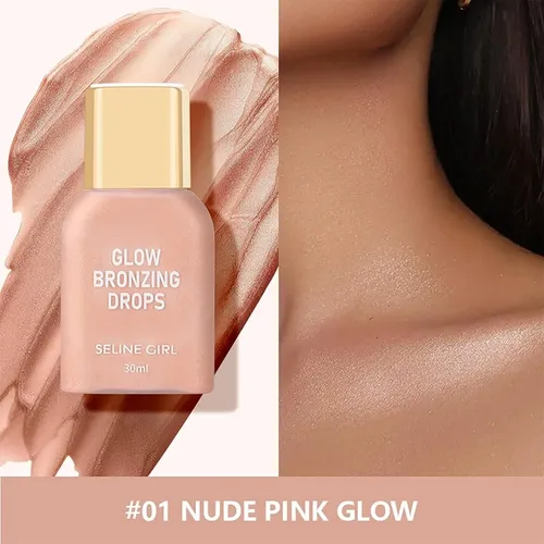 Iluminador Líquido Corporal Y Facial Eshioh 01#nude Pink