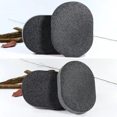 Esponja De Limpieza Para Maquillaje Con Carbón De Bambú