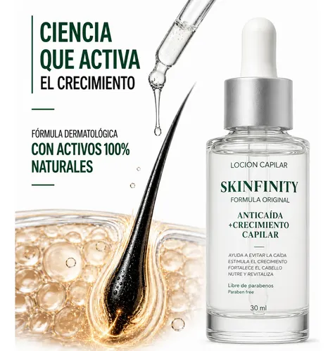 Combo Anticaida Serum+shampoo Skinfinity Fortaleza Capilar