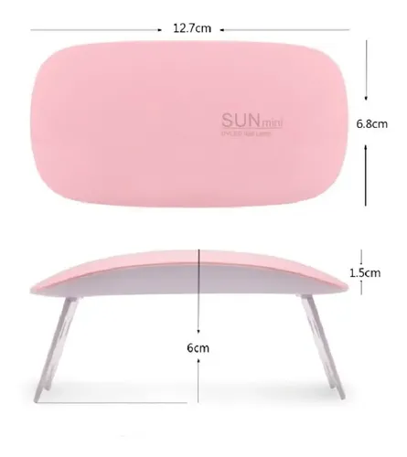 Lámpara Uv Mini Cabina Led Para Uñas Esculpidas Gelificadas