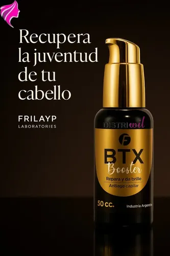 Pack Sérum Capilar Frilayp BTX y Keratina para Reconstrucción de Cabello Dañado