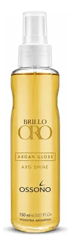 Kit Ossono Argán Cabello Seco Shampoo Máscara Oro Líquido