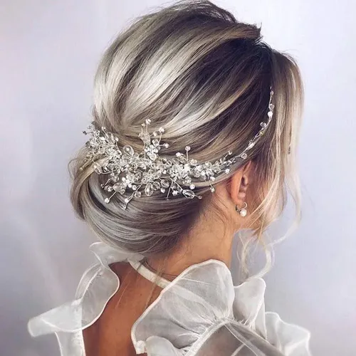 Diadema De Novia De Cristal, Accesorios Para El Cabello En T Original Design