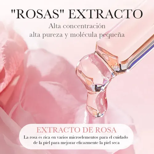 Crema Hidratante De Rosas Con Acido Hialuronico Anti-age Todo Tipo De Piel Día/noche