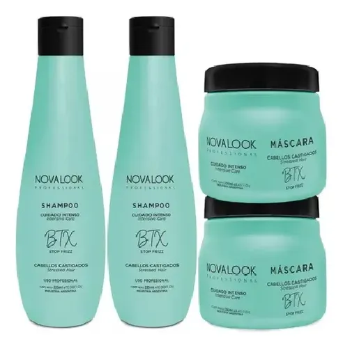 Crema Peinar Stop Frizz Cabello Castigado 160ml Novalook X3u