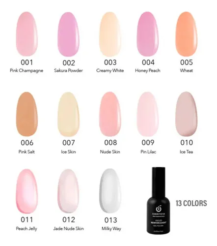 Base Rubber O Reinforcement Gel Polish Cherimoya 15ml Color 004