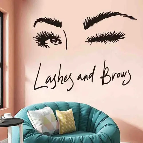 Adhesivo Para Pared, Extensiones De Pestañas, Salón De Belle