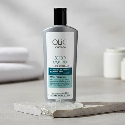 Shampoo Sebo Control Dermo Protector Cabello Graso X 420 Ml