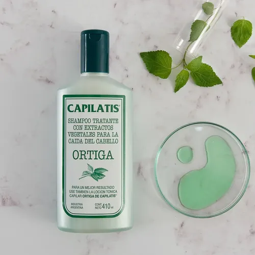 Shampoo Capilatis + Concentrado Puro Con Ortiga X 410 Ml