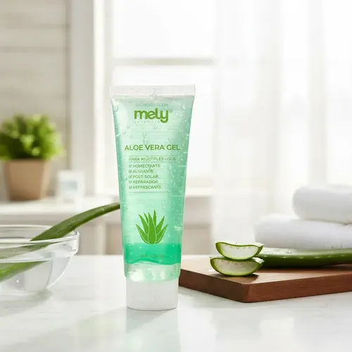 Gel Exfoliante Hidratante Para Cara Y Cuerpo De Aloe Vera Normal