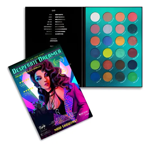 Paleta Desperate Dreamer 24 Sombras Satinadas Rude Cosmetics