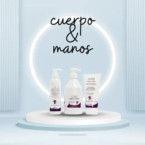 Crema Humectante Uvas Cuerpo Y Manos 500 Ml Hidratante Sin Tacc