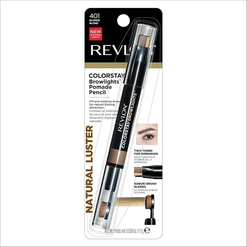 Lápiz De Cejas Revlon Colorstay Browlights Rubio 1.09 G