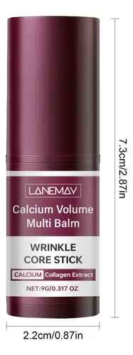 Bálsamo Antiarrugas Calcium Volume En Barra Para Rostro, 9 G Todo Tipo De Piel Día/noche